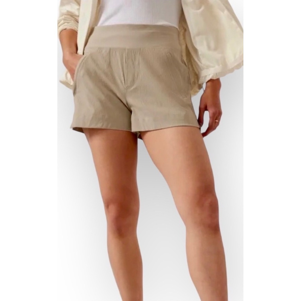 Athleta Beige Athletic Shorts